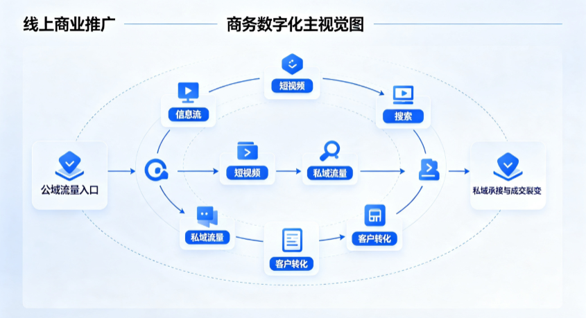 卧龙区线上商业推广怎么做？全域流量闭环搭建与低成本转化实战指南